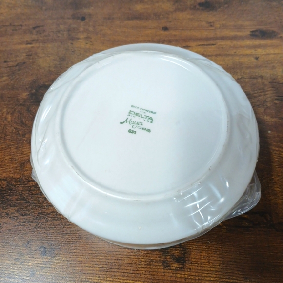 Set of 9 Vintage DELTA AIR LINES 6" Glass Plates In Orginal Shrink Wrap - Picture 8 of 8